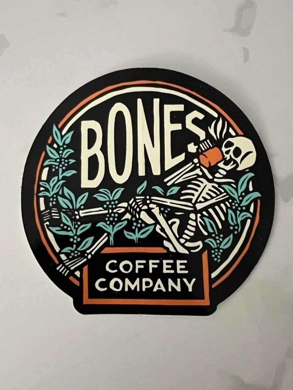 Bones Coffee Company Sticker